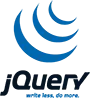 JQuery library for JavaScript language logo