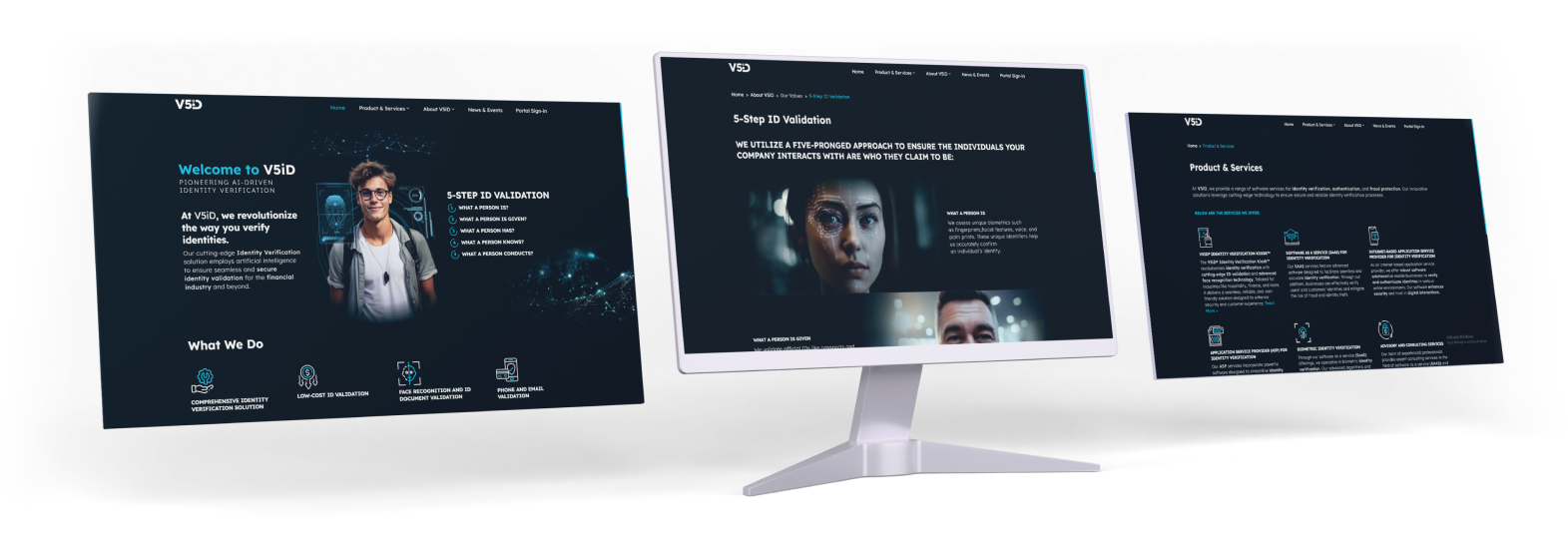 V5iD Public Website Example - AI-Driven Identity Verification